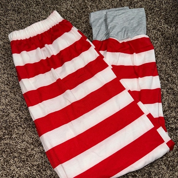 Other - Women Red and White Striped Pants
